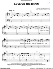 Cover icon of Love On The Brain sheet music for piano solo by Rihanna, Frederik Ball, Joseph Angel and Robyn Fenty, easy skill level