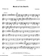 Cover icon of March of the Dwarfs (complete set of parts) sheet music for clarinet and piano by Jack End, classical score, intermediate skill level
