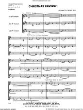 Cover icon of Christmas Fantasy (COMPLETE) sheet music for trumpet trio by Norman Heim, intermediate skill level