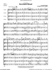 Cover icon of Boccherini Minuet (COMPLETE) sheet music for flute quartet by Frank J. Halferty and Luigi Boccerini, intermediate skill level