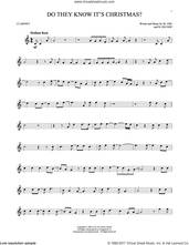 Cover icon of Do They Know It's Christmas? (Feed The World) sheet music for clarinet solo by Midge Ure, Band Aid and Bob Geldof, intermediate skill level
