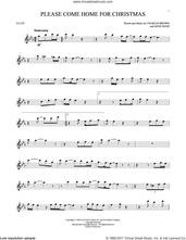 Cover icon of Please Come Home For Christmas sheet music for flute solo by Charles Brown, Josh Gracin, Martina McBride, Willie Nelson and Gene Redd, intermediate skill level