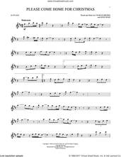 Cover icon of Please Come Home For Christmas sheet music for alto saxophone solo by Charles Brown, Josh Gracin, Martina McBride, Willie Nelson and Gene Redd, intermediate skill level