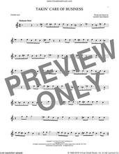 Cover icon of Takin' Care Of Business sheet music for tenor saxophone solo by Bachman-Turner Overdrive and Randy Bachman, intermediate skill level