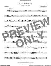 Cover icon of R.O.C.K. In The U.S.A. (A Salute To 60's Rock) sheet music for trombone solo by John Mellencamp, intermediate skill level