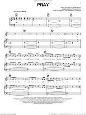 Cover icon of Pray sheet music for voice, piano or guitar by Sam Smith, Angel Lopez, Angel Lopz, James Napier, Larrance Dopson and Tim Mosley, intermediate skill level