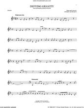 Cover icon of Defying Gravity (from Wicked) sheet music for violin solo by Stephen Schwartz, intermediate skill level