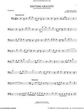 Cover icon of Defying Gravity (from Wicked) sheet music for trombone solo by Stephen Schwartz, intermediate skill level