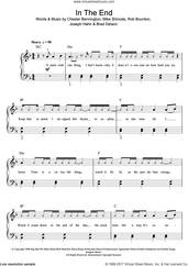 Cover icon of In The End sheet music for piano solo (beginners) by Chester Bennington, Linkin Park, Brad Delson, Joseph Hahn, Mike Shinoda and Rob Bourdon, beginner piano (beginners)