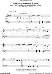 Cover icon of Miracles (Someone Special) (featuring Big Sean) sheet music for piano solo (beginners) by Coldplay, Big Sean, Chris Martin, Guy Berryman, Jonny Buckland, Sean Anderson and Will Champion, beginner piano (beginners)