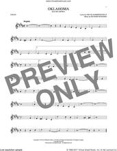Cover icon of Oklahoma (from Oklahoma!) sheet music for violin solo by Rodgers & Hammerstein, Oscar II Hammerstein and Richard Rodgers, intermediate skill level