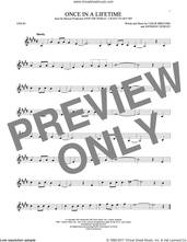 Cover icon of Once In A Lifetime sheet music for violin solo by Leslie Bricusse and Anthony Newley, intermediate skill level