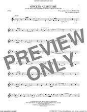 Cover icon of Once In A Lifetime sheet music for horn solo by Leslie Bricusse and Anthony Newley, intermediate skill level