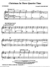 Cover icon of Christmas In Three Quarter Time (Medley) (complete set of parts) sheet music for orchestra/band by Mark Brymer, intermediate skill level