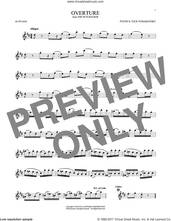 Cover icon of Overture sheet music for alto saxophone solo by Pyotr Ilyich Tchaikovsky, classical score, intermediate skill level