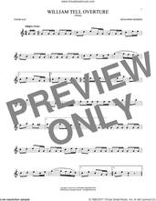 Cover icon of William Tell Overture sheet music for tenor saxophone solo by Rossini, Gioacchino, classical score, intermediate skill level