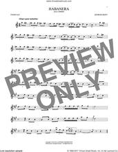 Cover icon of Habanera sheet music for tenor saxophone solo by Georges Bizet, classical score, intermediate skill level