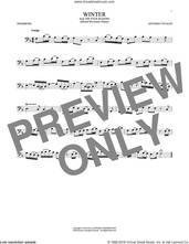 Cover icon of Winter (from The Four Seasons) sheet music for trombone solo by Antonio Vivaldi, classical score, intermediate skill level