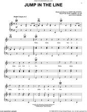 Cover icon of Jump In The Line sheet music for voice, piano or guitar by Harry Belafonte, Raymond Bell, Gabriel Oller, Jeff Simmons, Ralph De Leon, Steve Primatic and Steve Samuel, intermediate skill level