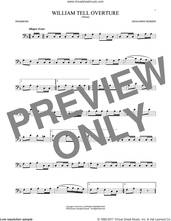 Cover icon of William Tell Overture sheet music for trombone solo by Rossini, Gioacchino, classical score, intermediate skill level
