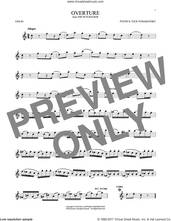 Cover icon of Overture sheet music for violin solo by Pyotr Ilyich Tchaikovsky, classical score, intermediate skill level