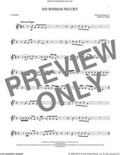 Cover icon of No Woman No Cry sheet music for clarinet solo by Bob Marley, intermediate skill level