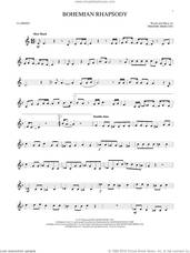Cover icon of Bohemian Rhapsody sheet music for clarinet solo by Queen, intermediate skill level