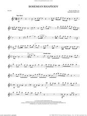 Cover icon of Bohemian Rhapsody sheet music for flute solo by Queen, intermediate skill level
