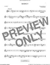 Cover icon of Respect sheet music for clarinet solo by Aretha Franklin and Otis Redding, intermediate skill level