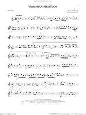 Cover icon of Bohemian Rhapsody sheet music for alto saxophone solo by Queen, intermediate skill level