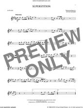 Cover icon of Superstition sheet music for alto saxophone solo by Stevie Wonder, intermediate skill level