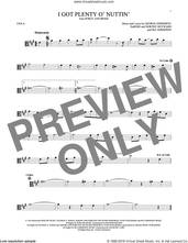 Cover icon of I Got Plenty O' Nuttin' sheet music for viola solo by George Gershwin, Dorothy Heyward, DuBose Heyward and Ira Gershwin, intermediate skill level