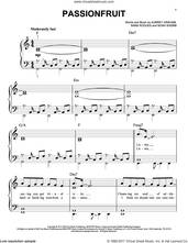 Cover icon of Passionfruit sheet music for piano solo by Drake, Aubrey Graham, Nana Rogues and Noah Sheabib, easy skill level