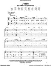 Cover icon of Jesus sheet music for guitar solo (easy tablature) by Chris Tomlin and Ed Cash, easy guitar (easy tablature)