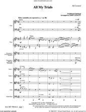 Cover icon of All My Trials (COMPLETE) sheet music for orchestra/band by John Leavitt and Miscellaneous, intermediate skill level