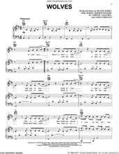 Cover icon of Wolves sheet music for voice, piano or guitar by Selena Gomez & Marshmello, Ali Tamposi, Andrew Wotman, Carl Rosen, Chris Comstock, Louis Bell and Selena Gomez, intermediate skill level