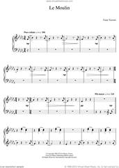 Cover icon of Le Moulin sheet music for piano solo by Yann Tiersen, classical score, intermediate skill level