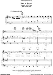 Cover icon of Let It Snow! Let It Snow! Let It Snow! sheet music for voice, piano or guitar by Dean Martin and Jule Styne, intermediate skill level