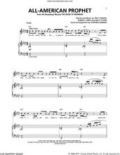 Cover icon of All-American Prophet sheet music for voice and piano by Robert Lopez, Matthew Stone, Stephen Oremus, Trey Parker and Trey Parker & Matt Stone, intermediate skill level