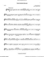 Cover icon of Thunder Road sheet music for violin solo by Bruce Springsteen, intermediate skill level