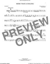 Cover icon of More Than A Feeling sheet music for trombone solo by Boston and Tom Scholz, intermediate skill level