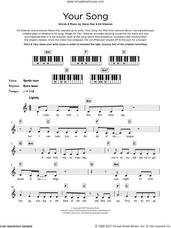 Cover icon of Your Song sheet music for piano solo (keyboard) by Rita Ora, Ed Sheeran and Steve Mac, intermediate piano (keyboard)