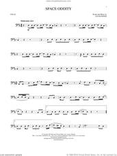 Cover icon of Space Oddity sheet music for cello solo by David Bowie, intermediate skill level