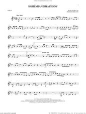 Cover icon of Bohemian Rhapsody sheet music for violin solo by Queen and Freddie Mercury, intermediate skill level