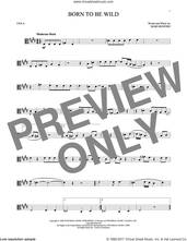 Cover icon of Born To Be Wild sheet music for viola solo by Steppenwolf and Mars Bonfire, intermediate skill level