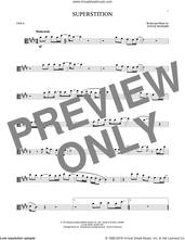 Cover icon of Superstition sheet music for viola solo by Stevie Wonder, intermediate skill level
