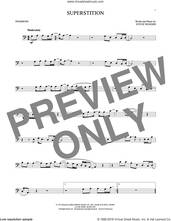 Cover icon of Superstition sheet music for trombone solo by Stevie Wonder, intermediate skill level