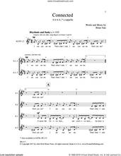 Cover icon of Connected sheet music for choir (SSAA: soprano, alto) by Brain Tate, intermediate skill level