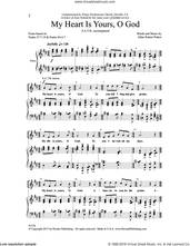 Cover icon of My Heart Is Yours, O God sheet music for choir (SATB: soprano, alto, tenor, bass) by Allan Robert Petker, intermediate skill level