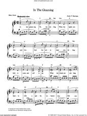 Cover icon of In The Gloaming sheet music for voice and piano by Annie F. Harrison, intermediate skill level